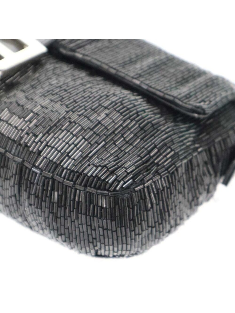Fendi Beaded Mamma Baguette Bag Black - Picture 7 of 10